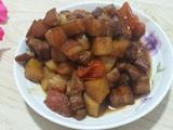 红烧肉炖山药