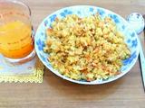 胡萝卜鸡蛋火腿炒饭的做法[图]