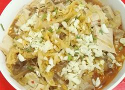 学做东北菜猪肉炖冻豆腐酸菜