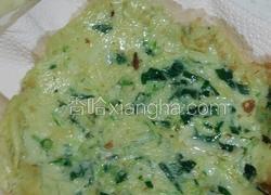 青罗卜菠菜鸡蛋煎饼