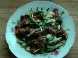 荞头炒鸭边腿