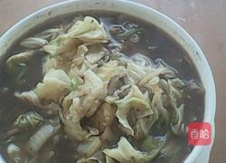 肉汤炖白菜的做法图解4