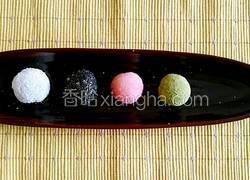 四色双馅糯米糍