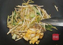 蒜黄炒油菜的做法图解4