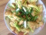 腊肉炒菜花