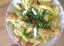 腊肉炒菜花