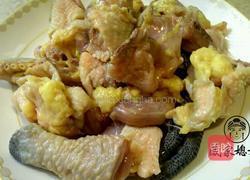 藏家盐渍菌炖土鸡的做法图解4