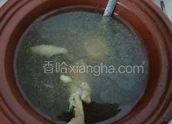 板粟鸡汤