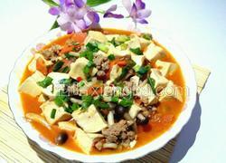 蟹味菇烩豆腐（改良版麻婆豆腐）