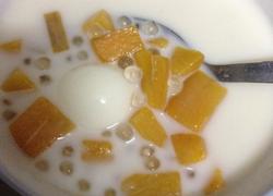 鲜奶红薯鹌鹑蛋之西米露