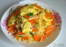 金针菇炒鸡蛋