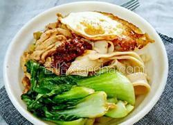 自制鸡肉酱板面
