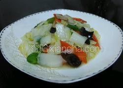 白菜炒肉片
