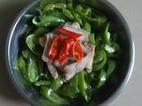 双椒炒肉干