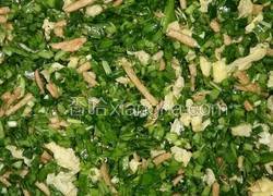 素饺子馅料（韭菜鸡蛋散子馅）