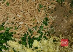 素饺子馅料（韭菜鸡蛋散子馅）的做法图解8