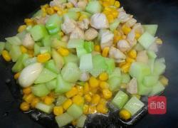 佛手瓜炒鸡丁的做法图解9