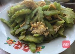苦瓜炒蛋的做法图解4