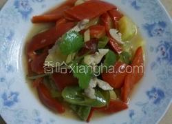 青红翠瓜肉片