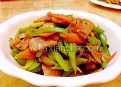 培根芹菜炒杂蔬