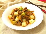 葱段炒鸡脖肉