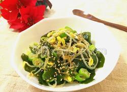 裙带菜拌黄豆芽（韩式拌菜口味）