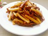 杏鲍菇炒肉丝