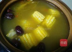 虫草花玉米排骨汤的做法图解6