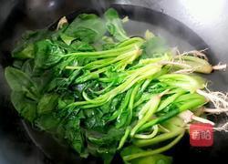白灼菠菜的做法图解3
