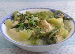 雪里蕻炖豆腐