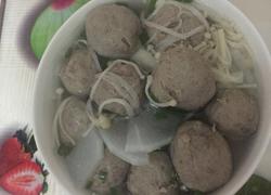 金针菇萝卜牛筋丸汤
