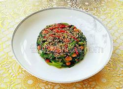 菠菜陈醋花生米