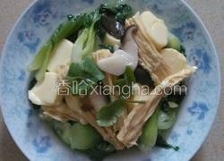 日式豆腐炒青菜
