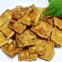煎豆腐干