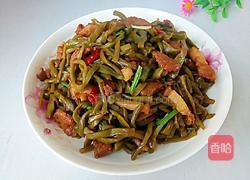 干锅肉苔菜的做法图解9