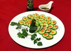 孔雀开屏～凉拌黄瓜片
