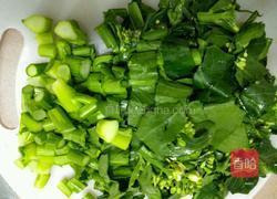 芥兰肉沫炒面的做法图解2
