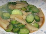黄瓜炒山药片