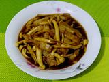 白玉菇炒肉