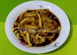 白玉菇炒肉