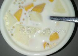 西米水果奶
