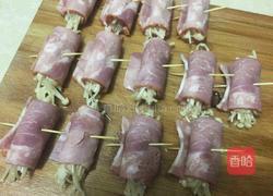 培根金针菇卷的做法图解5