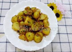 香煎土豆炒肉沫