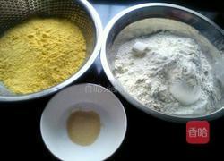 玫瑰花馒头（玉米味）的做法图解1