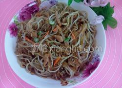 豆芽菜炒粉