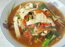 番茄千张炒肉丝
