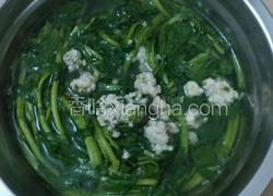 西洋菜肉末汤