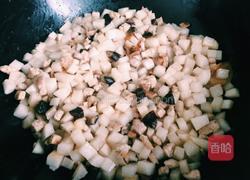 瑶柱腊肠瘦肉香菇萝卜饭的做法图解6