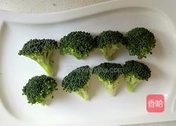 西兰花蒸肉圆的做法图解4