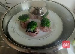 西兰花蒸肉圆的做法图解10